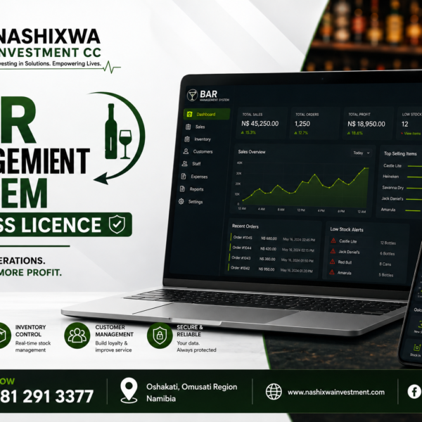 Nashixwa bar management software
